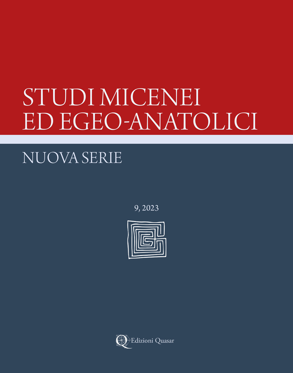 Studi micenei ed egeo-anatolici. Nuova serie (2023). Vol. 9