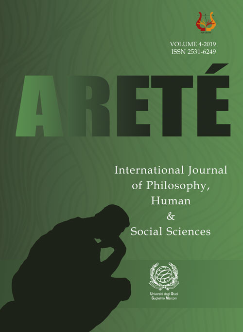 Areté. International journal of philosophy, human & social sciences. Ediz. italiana e inglese (2019). Vol. 4