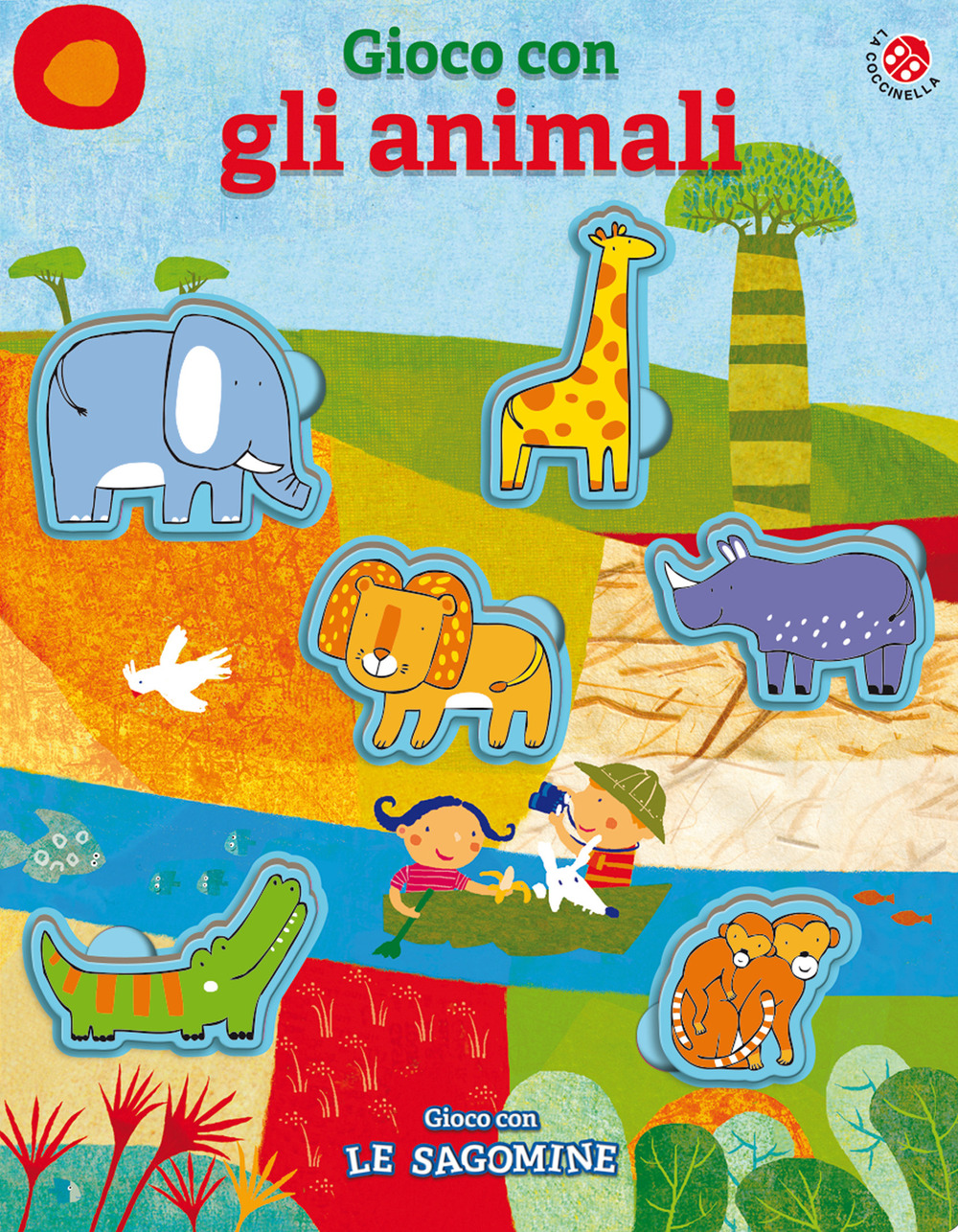 Gioco con gli animali. Ediz. a colori. Con 6 sagome