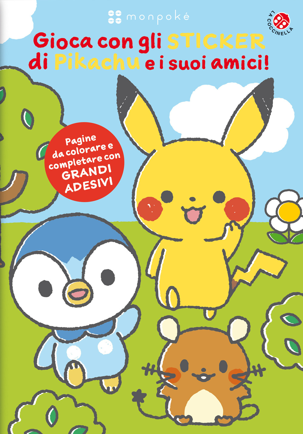 Gioca con gli sticker di Pikachu e i suoi amici! Monpokè. Ediz. a colori