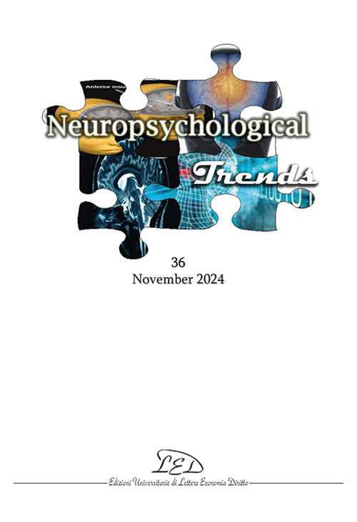 Neuropsychogical Trends (2024). Ediz. multilingue. Vol. 36