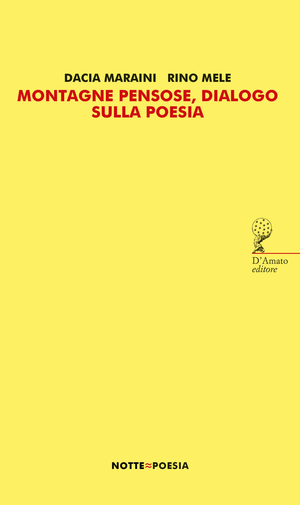 Montagne pensose, dialogo sulla poesia