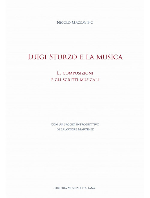 Luigi Sturzo e la musica. Le composizioni e gli scritti musicali