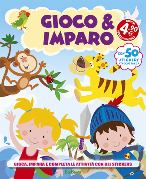 Gioco & imparo. Con adesivi. Ediz. illustrata