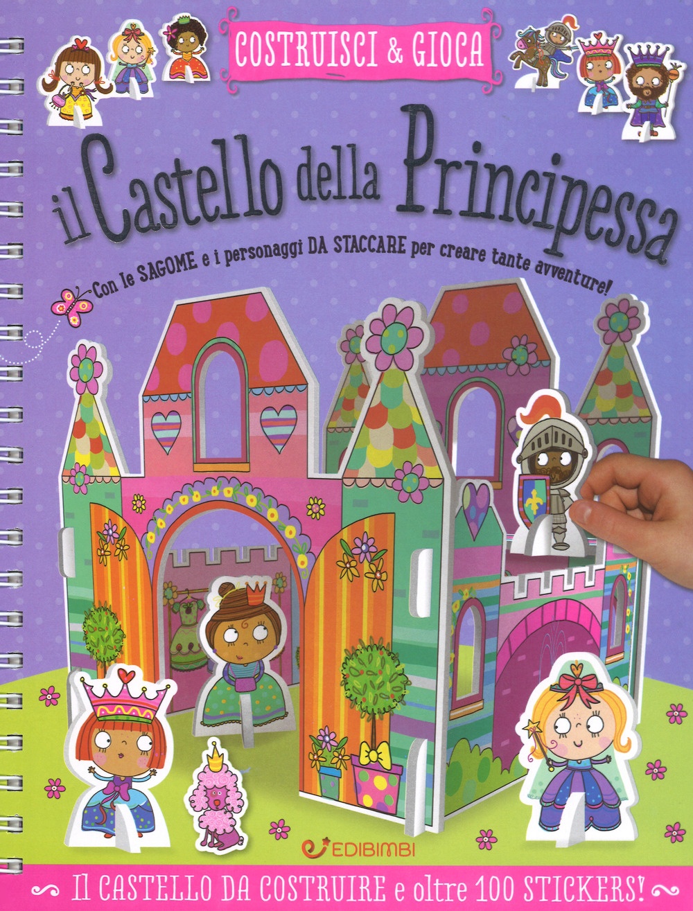 Il castello della principessa. Costruisci e gioca. Con adesivi. Ediz. a colori. Ediz. a spirale