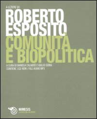 Comunità e biopolitica file audio formato MP3. Con CD-ROM