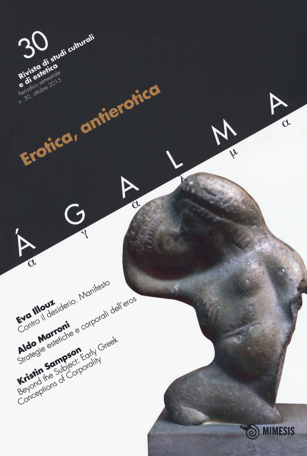 Ágalma. Vol. 30: Erotica, antierotica