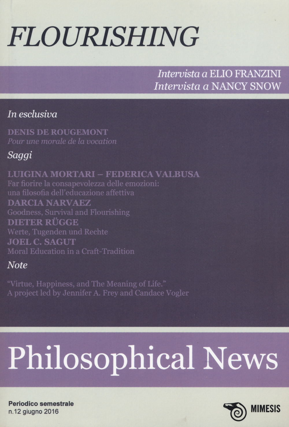 Philosophical news. Vol. 12