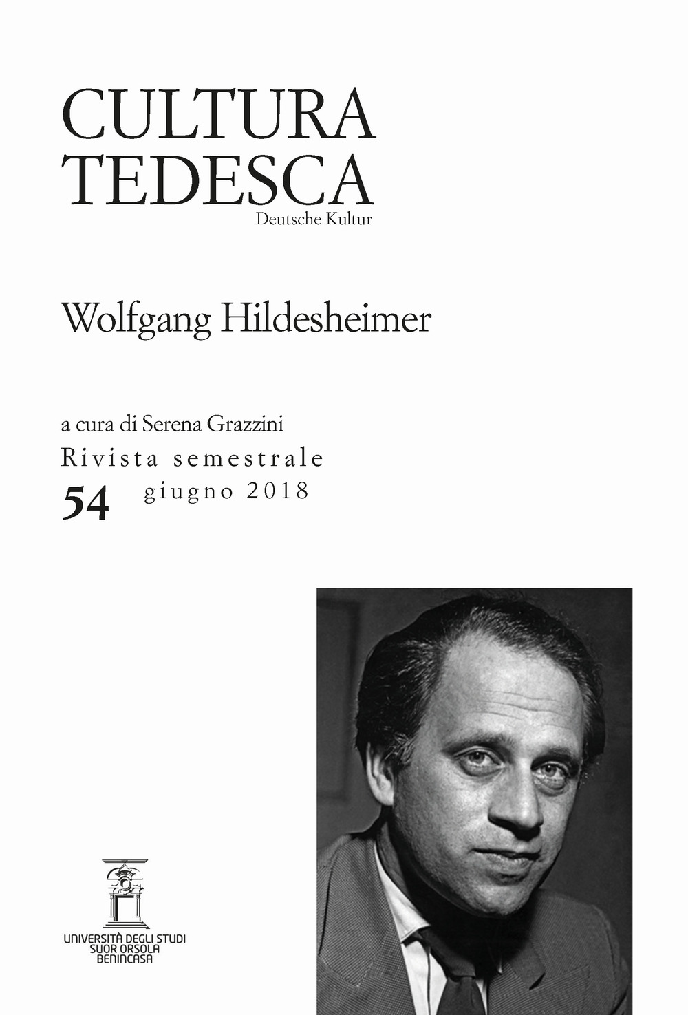 Cultura tedesca (2018). Vol. 54: Wolfgang Hildesheimer