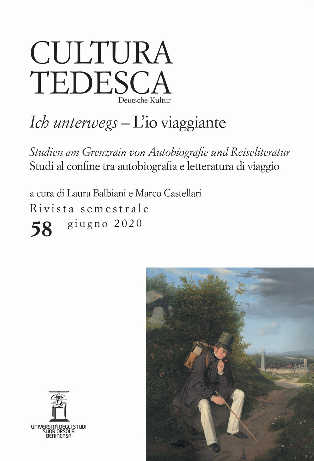 Cultura tedesca. Ediz. italiana e tedesca (2020). Vol. 58: L' io viaggiante. Studi al confine tra autobiografia e letteratura di viaggio