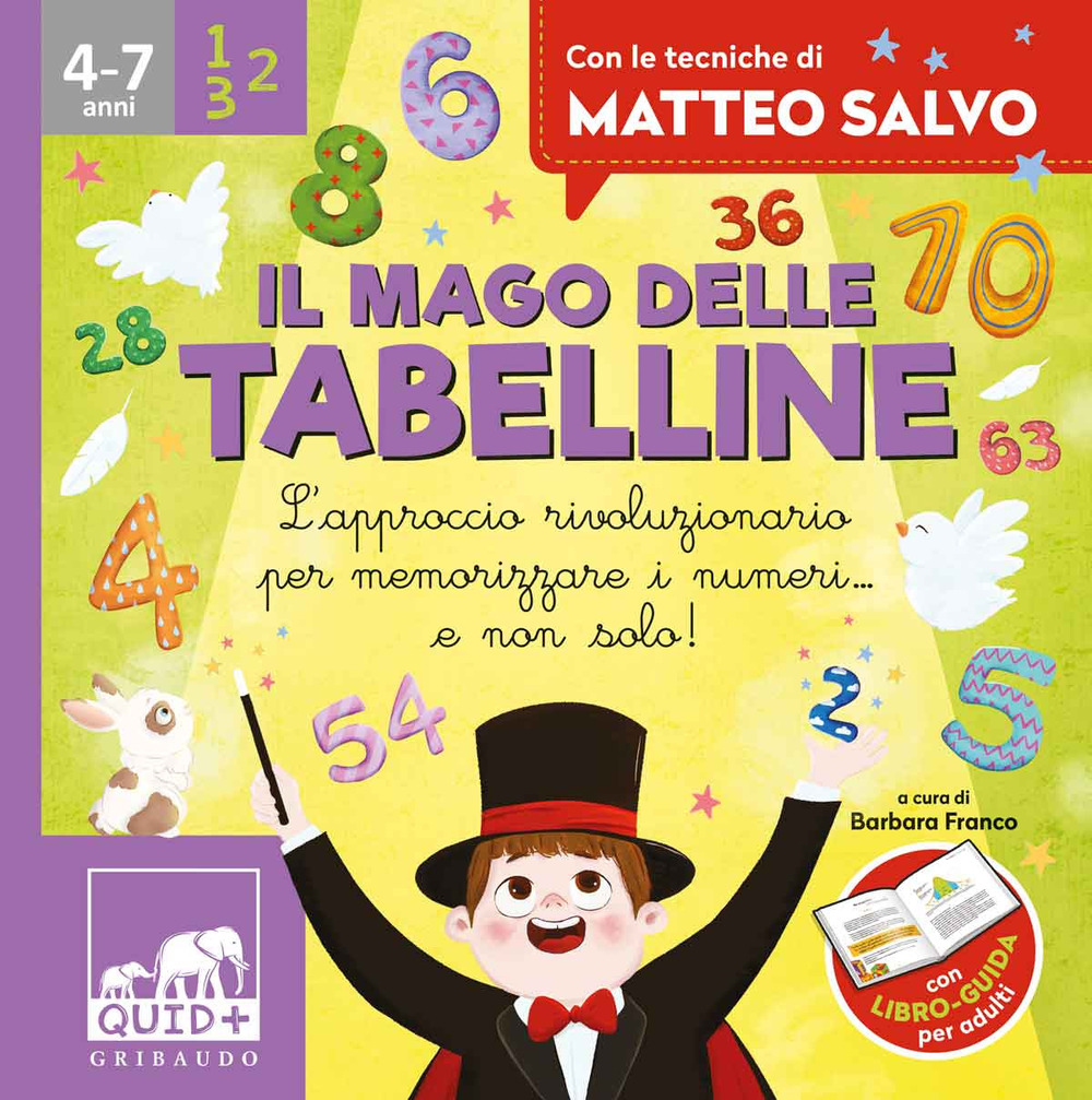 Il mago delle tabelline. L'approccio rivoluzionario per memorizzare i numeri... e non solo! Con le tecniche di Matteo Salvo. Ediz. a colori. Con 32 Carte