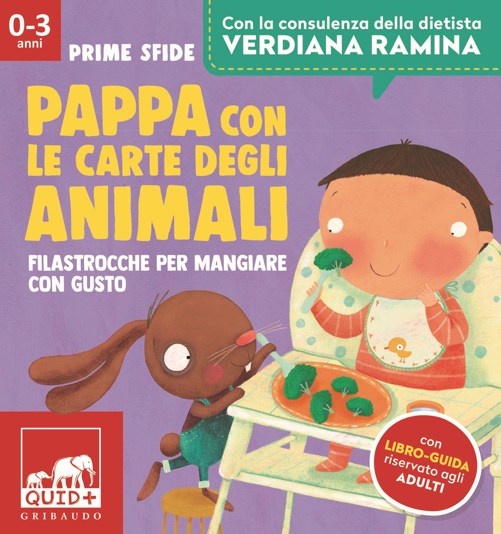 Pappa con le carte degli animali. Filastrocche per mangiare con gusto. Ediz. a colori. Con 35 carte. Con libro-guida riservato agli adulti