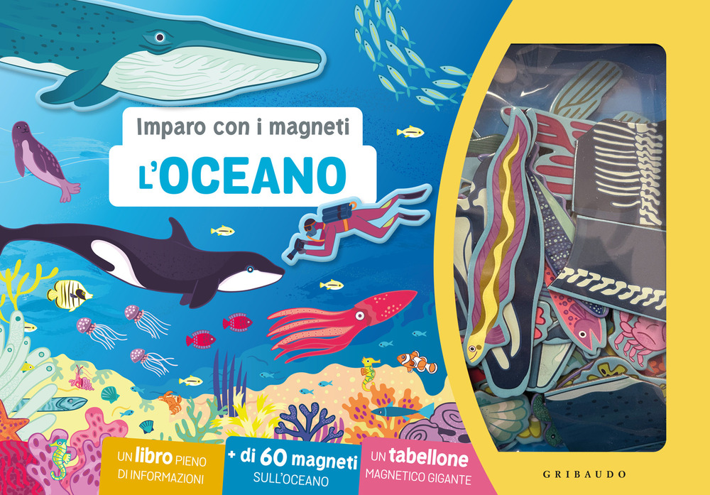 L'oceano. Imparo con i magneti. Con 60 magneti