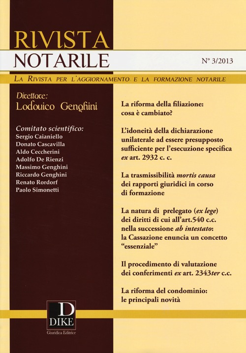Rivista notarile (2013). Vol. 3