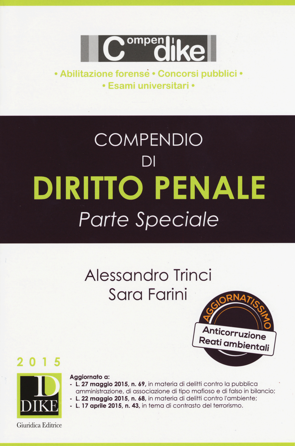 Compendio di diritto penale. Parte speciale