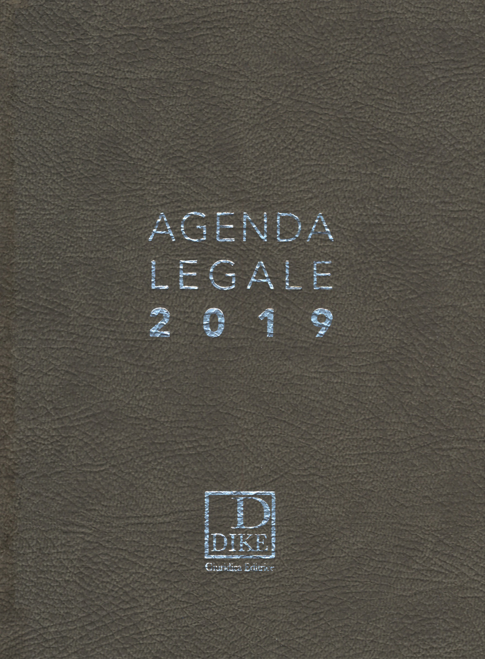 Agenda legale d'udienza 2019. Ediz. grigia