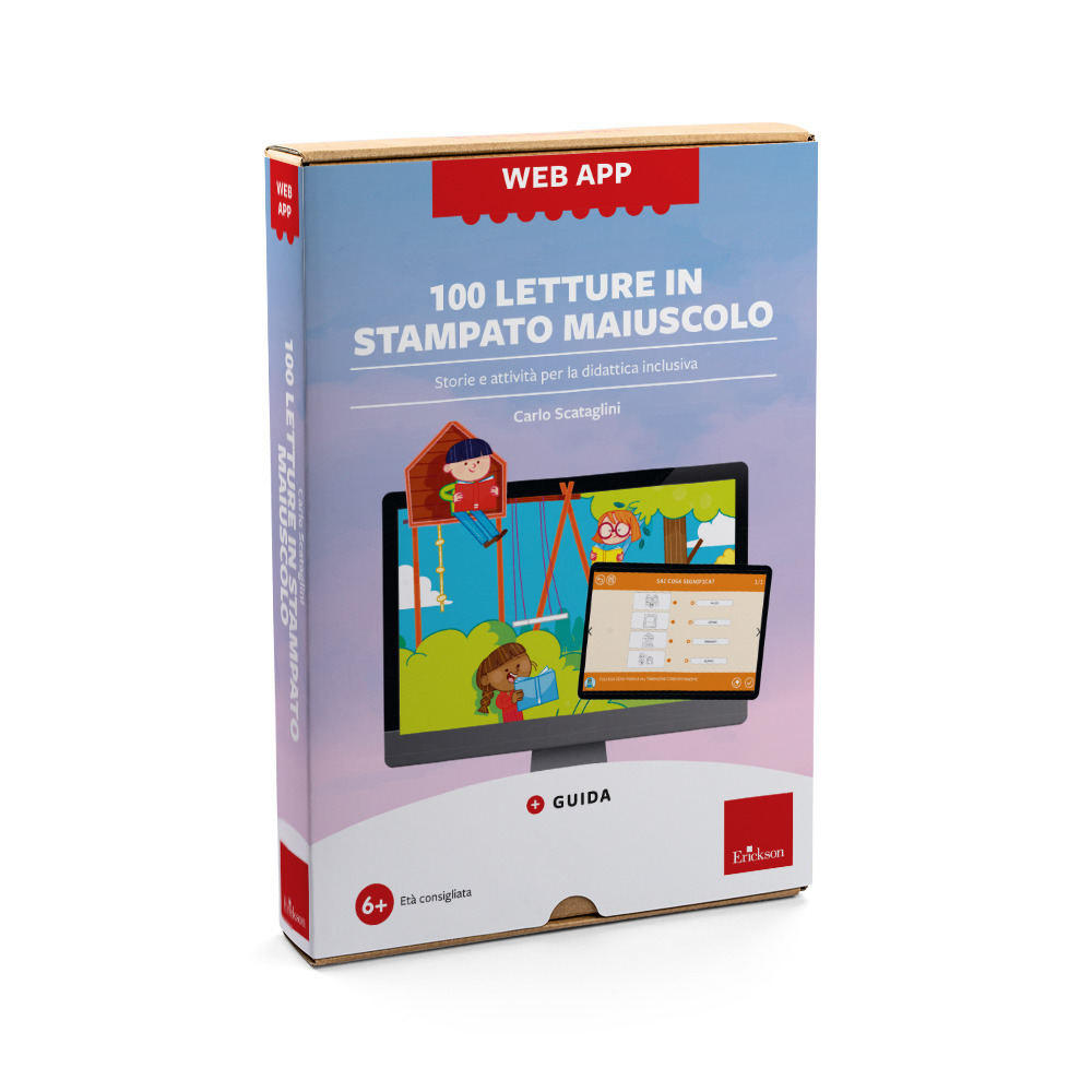 100 letture in stampato maiuscolo. Storie e attività per la didattica inclusiva. Con web app