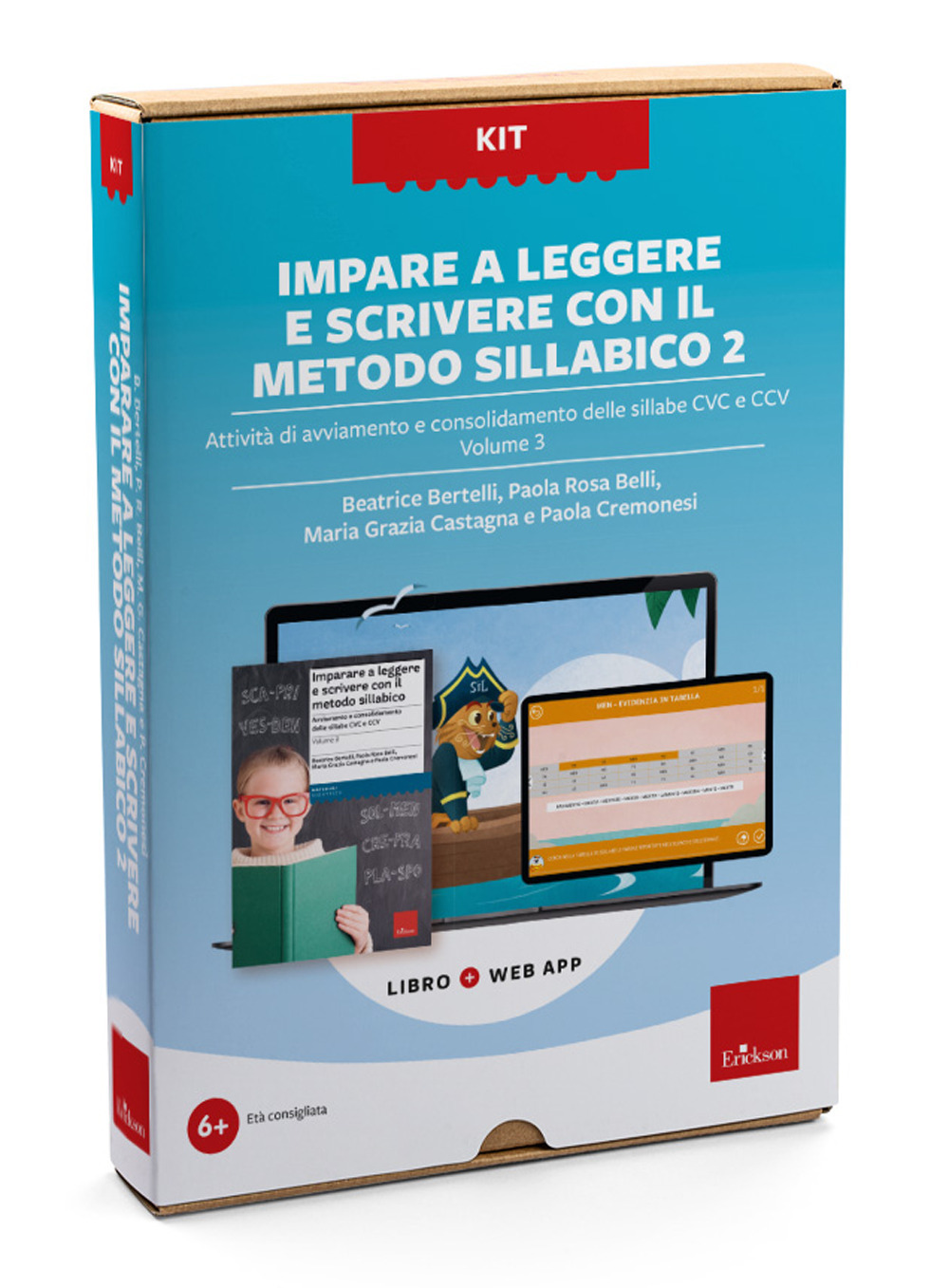 Imparare a leggere e scrivere con il metodo sillabico 2. Con web app. Vol. 3: Attività di avviamento e consolidamento delle sillabe CVC e CCV