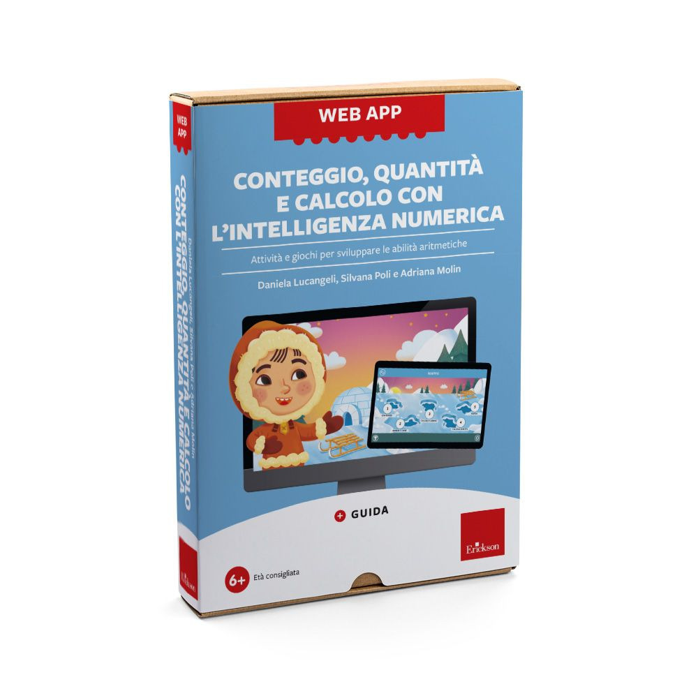 Conteggio, quantità e calcolo con l'intelligenza numerica. Attività e giochi per sviluppare le abilità aritmetiche. Web app. Con software