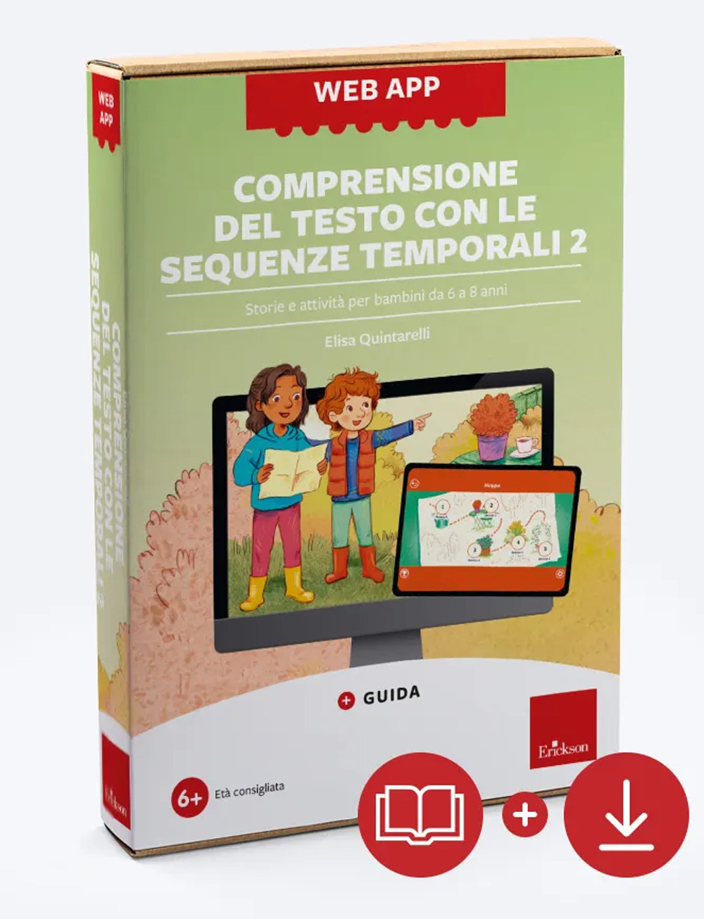 Comprensione del testo con le sequenze temporali. Storie e attività per bambini da 6 a 8 anni. Con web app. Vol. 2