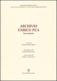 Archivio Enrico Pea. Inventario