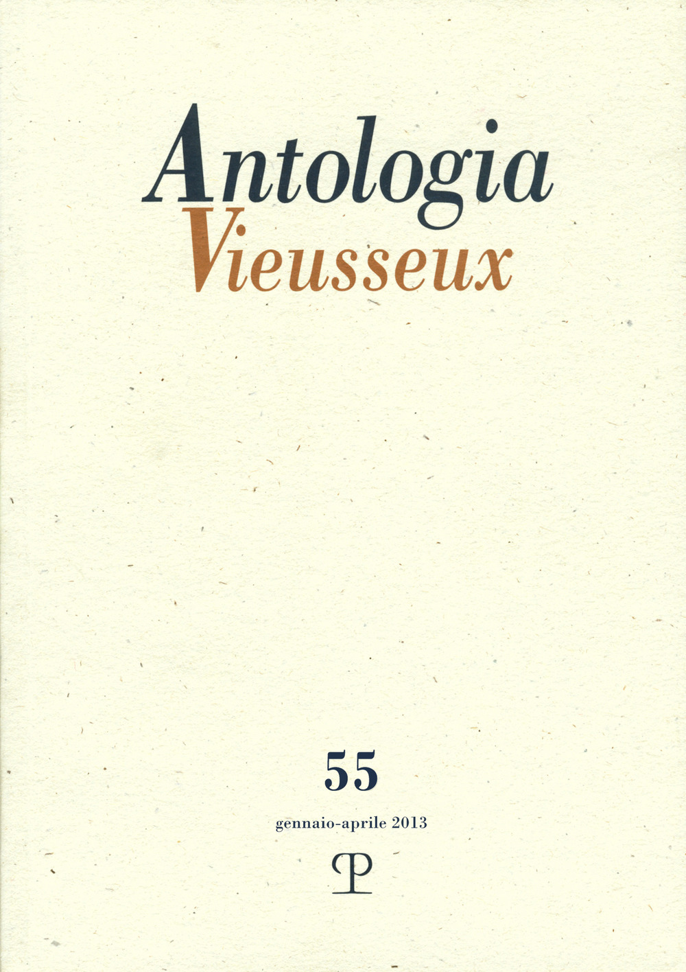 Antologia Vieusseux (2013). Vol. 55