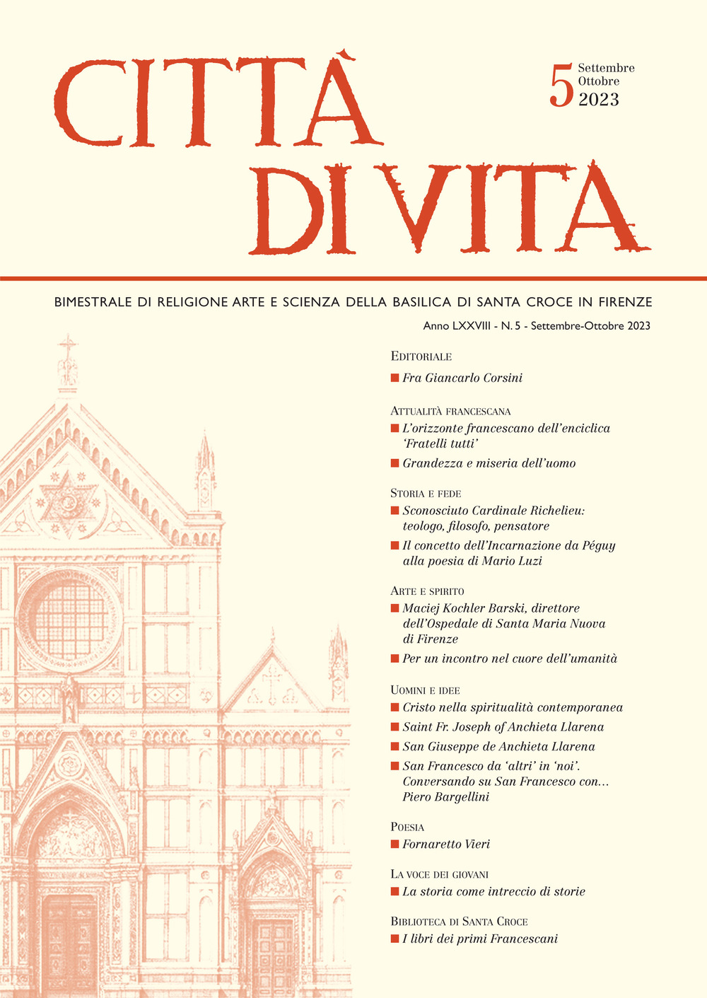 Città di vita (2023). Vol. 5: Settembre-ottobre