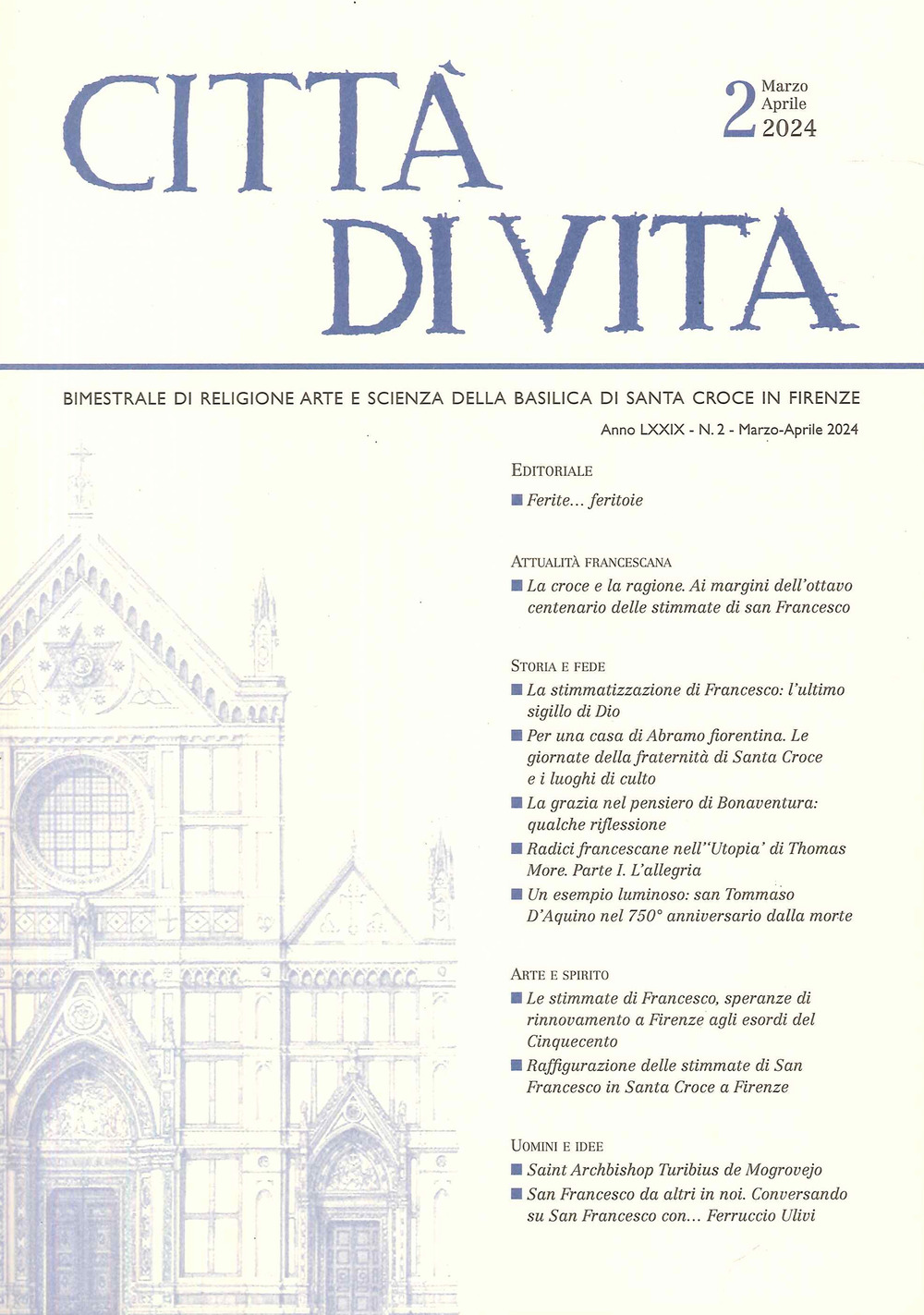 Città di vita (2024). Vol. 2: Marzo-aprile