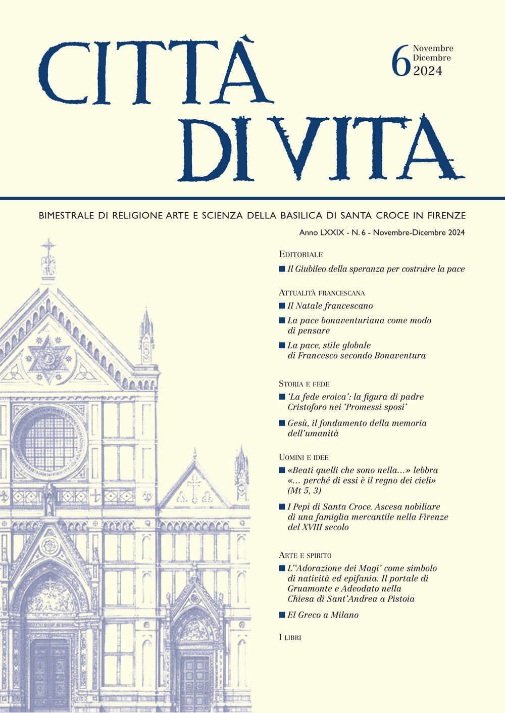 Città di vita (2024). Vol. 6: Novembre-Dicembre