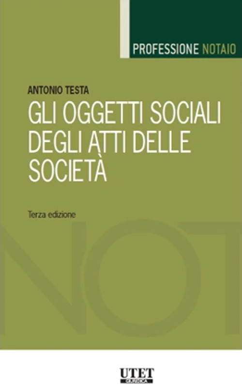 Gli oggetti sociali degli atti delle società