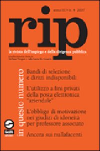 RIP. La rivista dell'impiego e della dirigenza pubblica