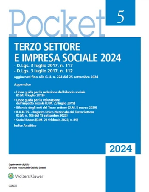 Terzo settore e impresa sociale 2024