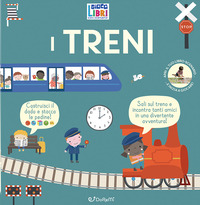 Copertina TRENI. GIOCOLIBRI CON SCENARIO. EDIZ. ILLUSTRATA. CON SCENARIO (I) 