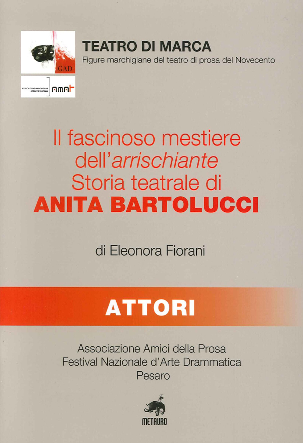 Il fascinoso mestiere dell'arrischiante. Storia teatrale di Anita Bartolucci