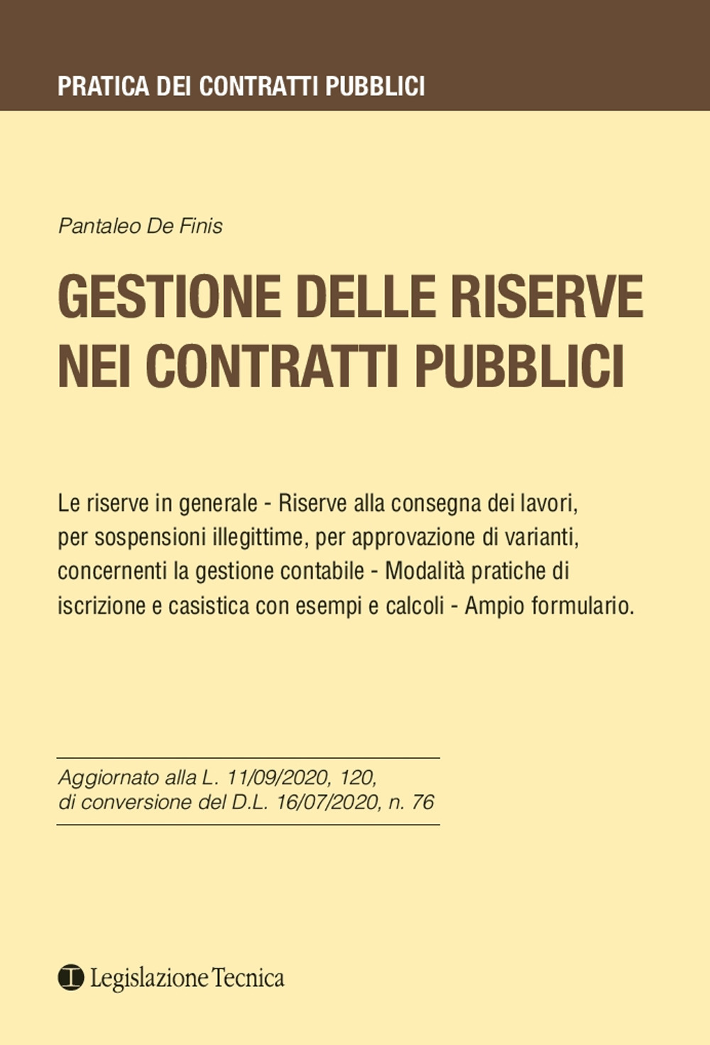 Gestione delle riserve nei contratti pubblici