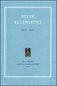 Studi ellenistici. Vol. 24