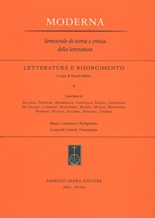 Letteratura e Risorgimento