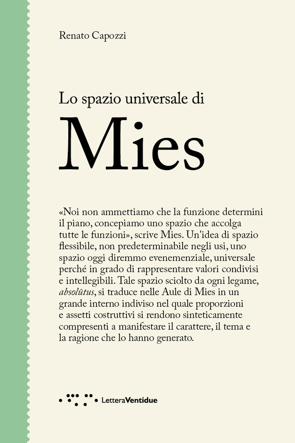 Lo spazio universale di Mies