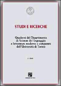 Quaderni del Dipartimento di scienze del linguaggio e letterature comparate dell'Università di Torino