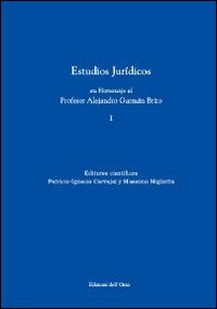 Estudios juridicos en homenaje al profesor Alejandro Guzman Brito. Vol. 1
