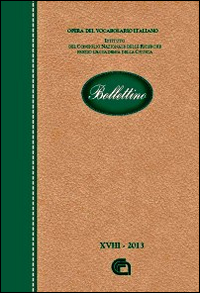 Bollettino dell'opera del vocabolario italiano. Vol. 18