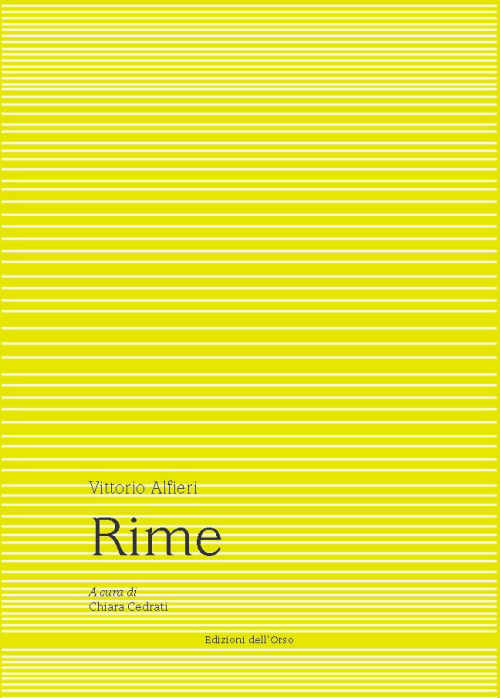 Vittorio Alfieri. Rime