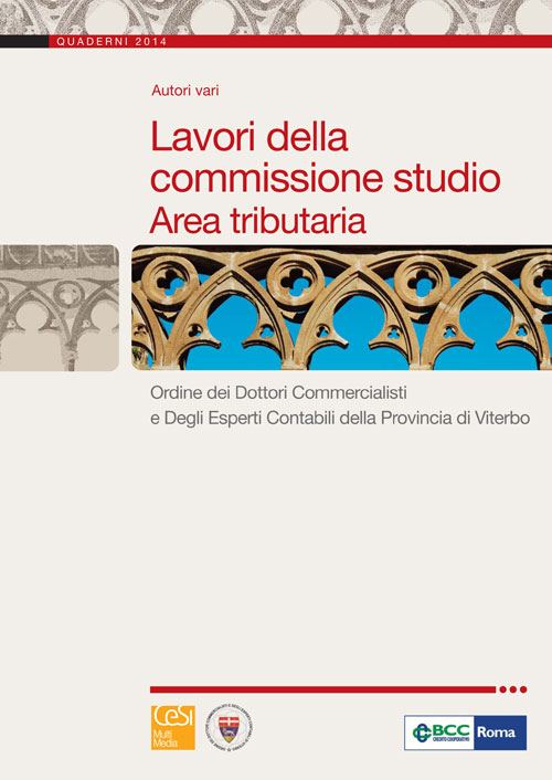 Lavori della commissione studio area tributaria