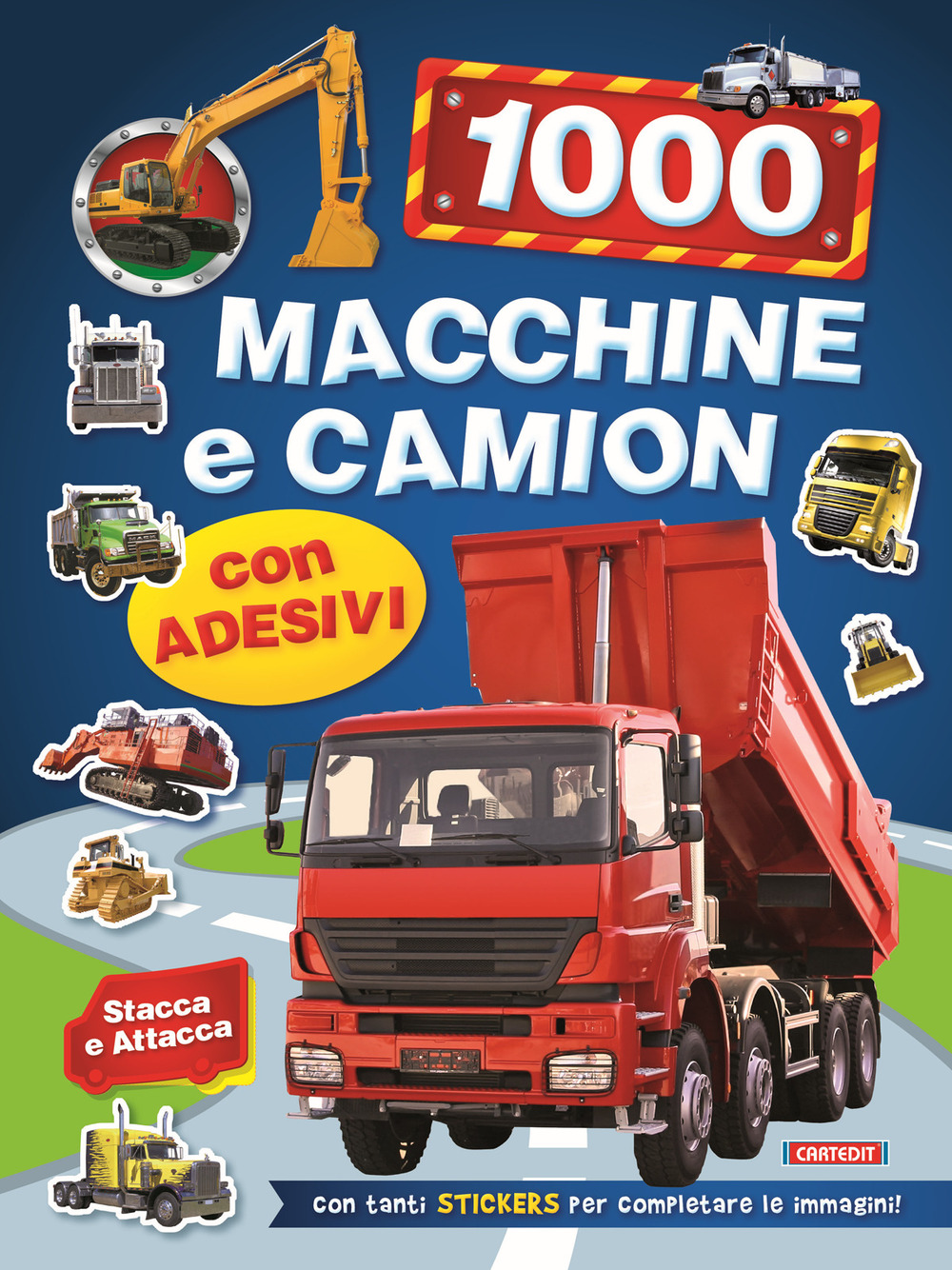 1000 macchine e camion. Con adesivi. Ediz. a colori