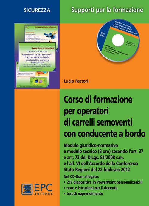 Corso di formazione per operatori di carrelli semoventi con conducente a bordo