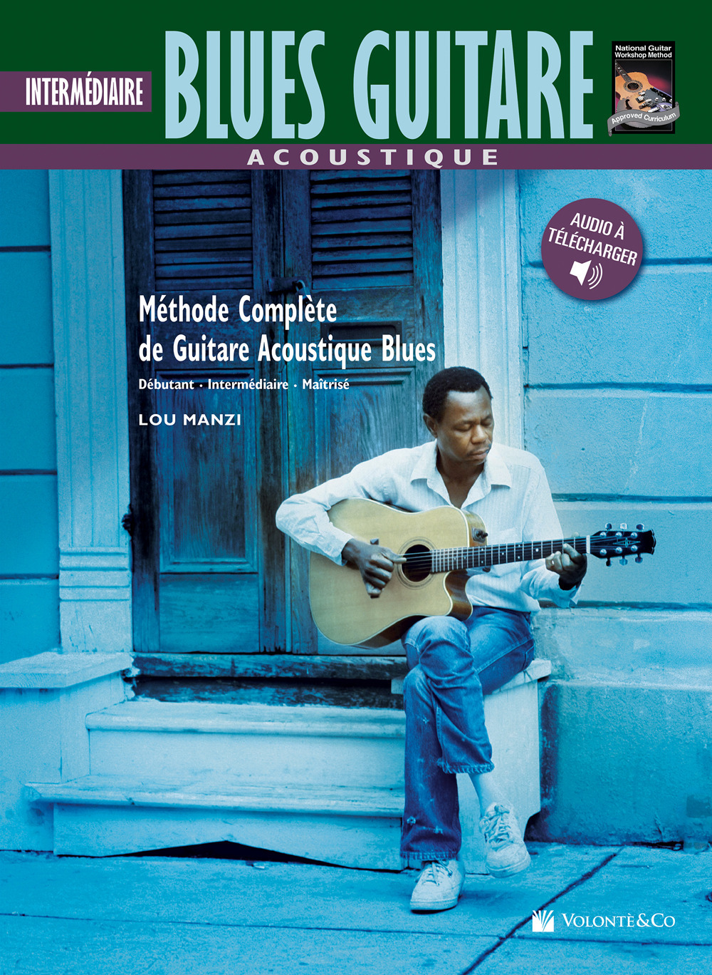 Acoustique blues guitare. Con File audio per il download