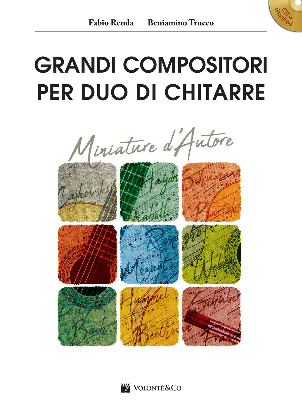 Grandi compositori per duo di chitarre. Miniature d'autore. Con file audio per download. Con CD-ROM