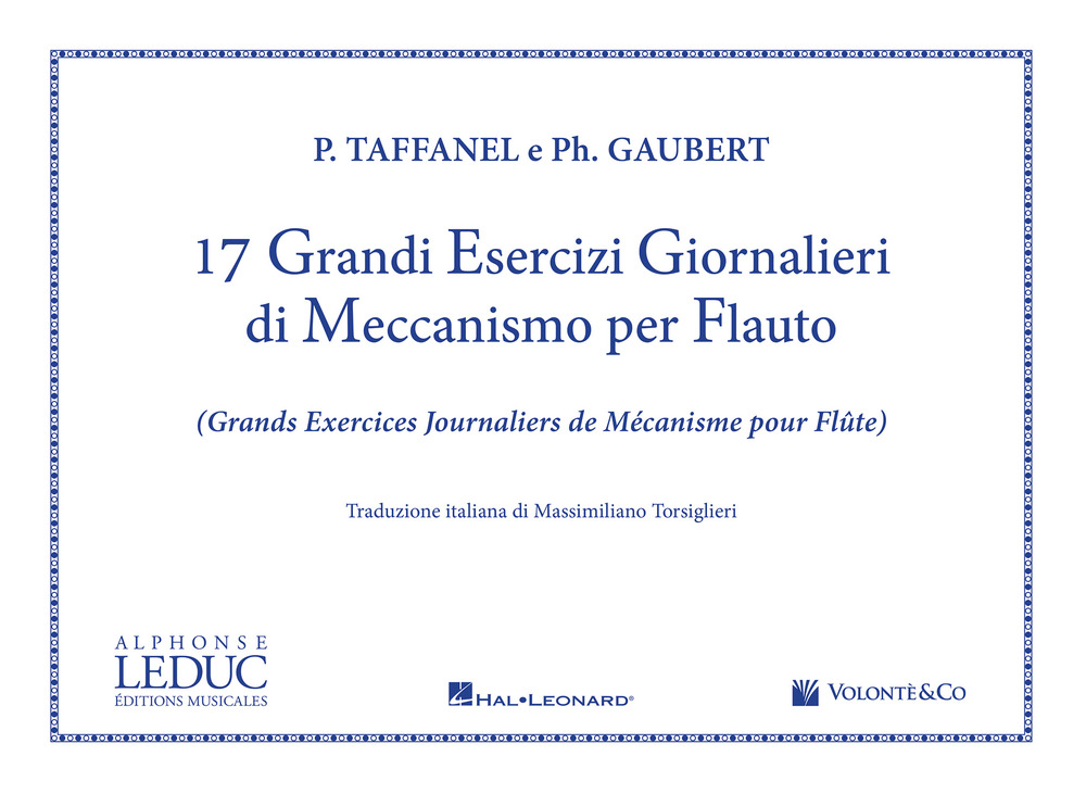 17 grandi esercizi giornalieri di meccanismo per flauto