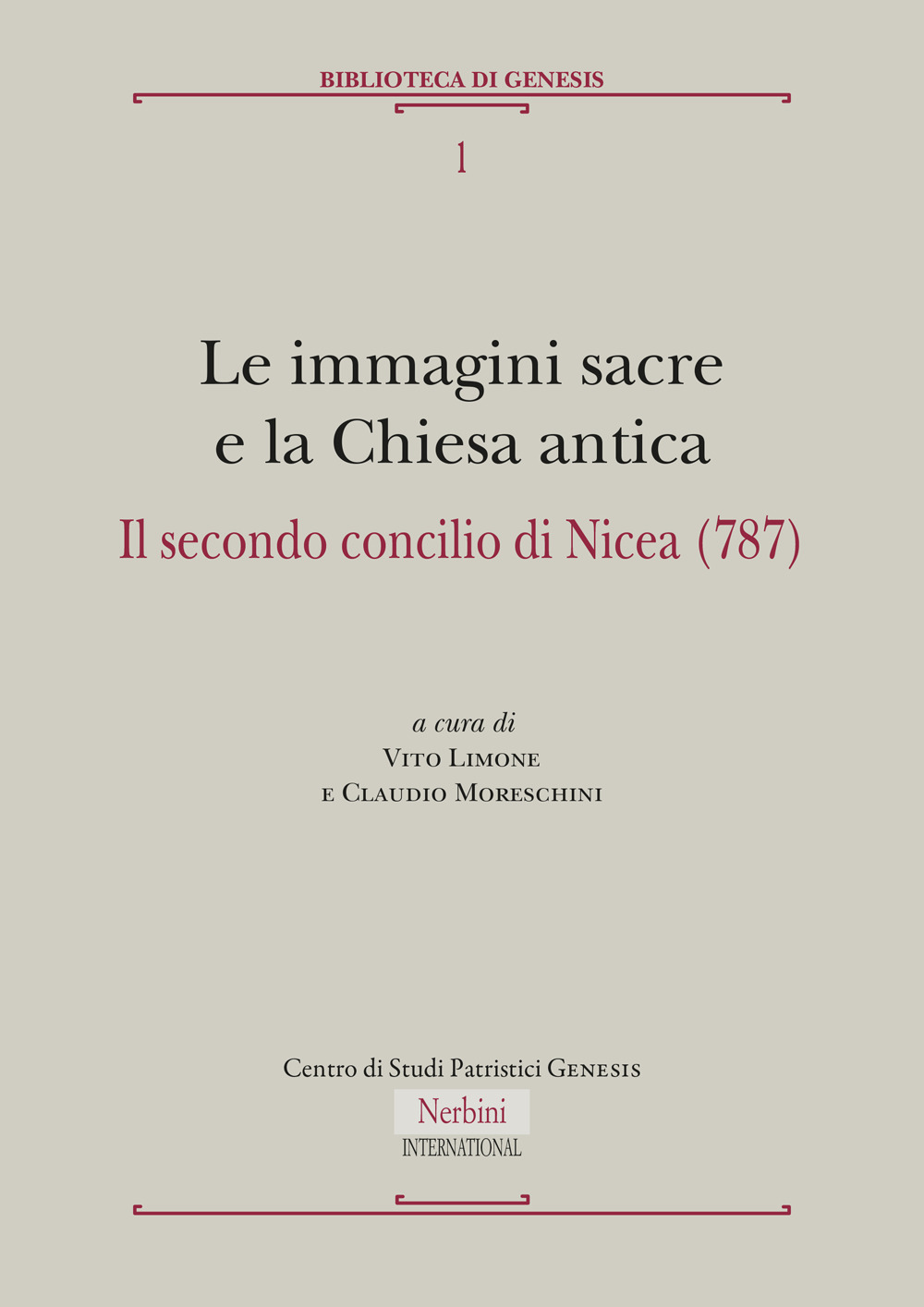 Immagini sacre e la Chiesa antica. Il secondo concilio di Nicea (787)