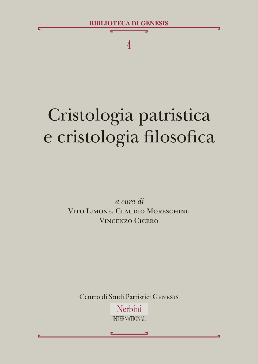 Cristologia patristica e cristologia filosofica